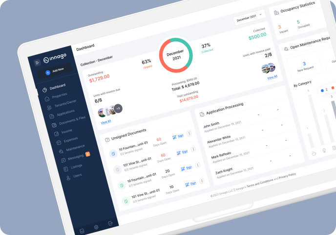 Innago Dashboard